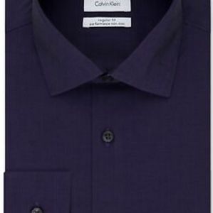 Calvin Klein Men's Classic-Fit Non-Iron Performanc
